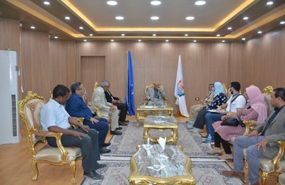 You are currently viewing visit of Committee of Measurement, Evaluation and Examinations Centre of Ministry of Higher Education to Aswan University