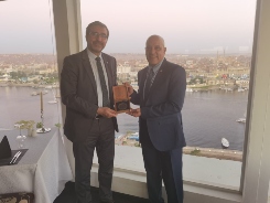 Read more about the article Jean University president and the culture counselor find ways to cooperate with Aswan university president