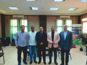 Read more about the article A congratulatory visit from the Institute of African Research and Studies to the Faculty of Agriculture at Aswan University